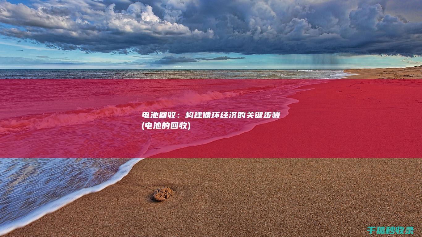 电池回收：构建循环经济的关键步骤 (电池的回收)
